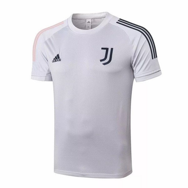 Camiseta de Entrenamiento Juventus 2020 2021 Blanco Rosa